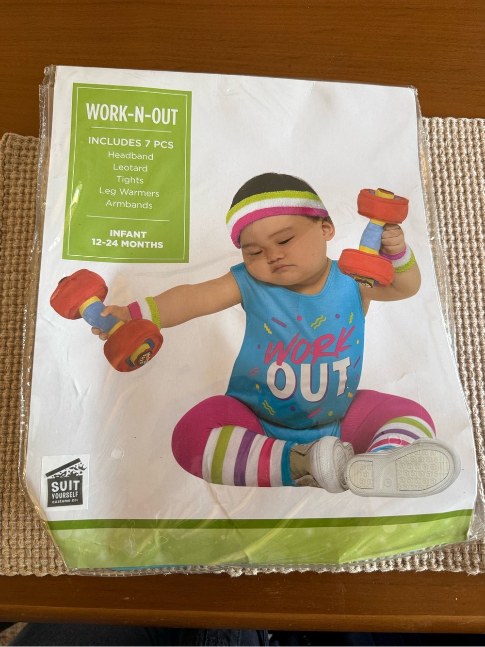 Work-N-Out Infant Workout Costume Set - Brand new